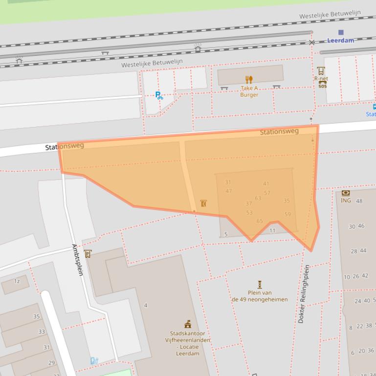 Kaart van postcodegebied 4141HD.