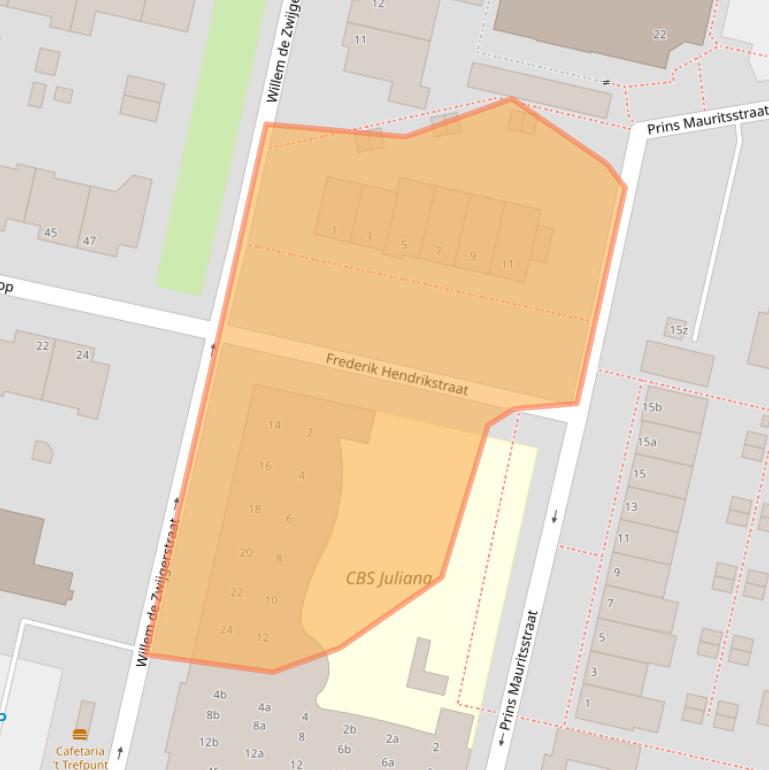 Kaart van postcodegebied 4141JD.