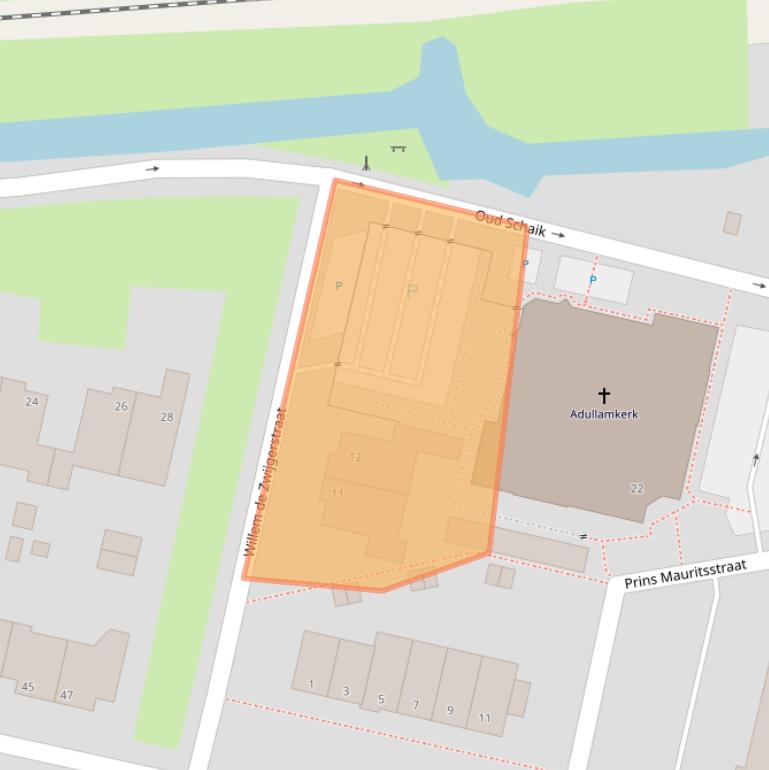 Kaart van postcodegebied 4141JE.