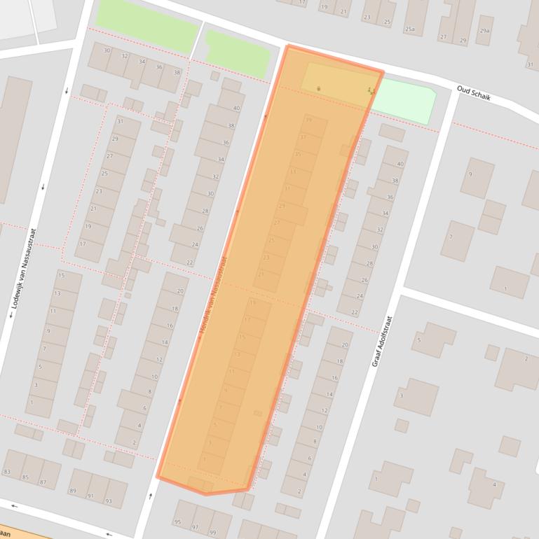 Kaart van postcodegebied 4141JH.