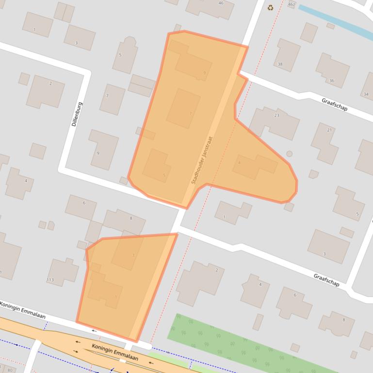 Kaart van postcodegebied 4141JM.