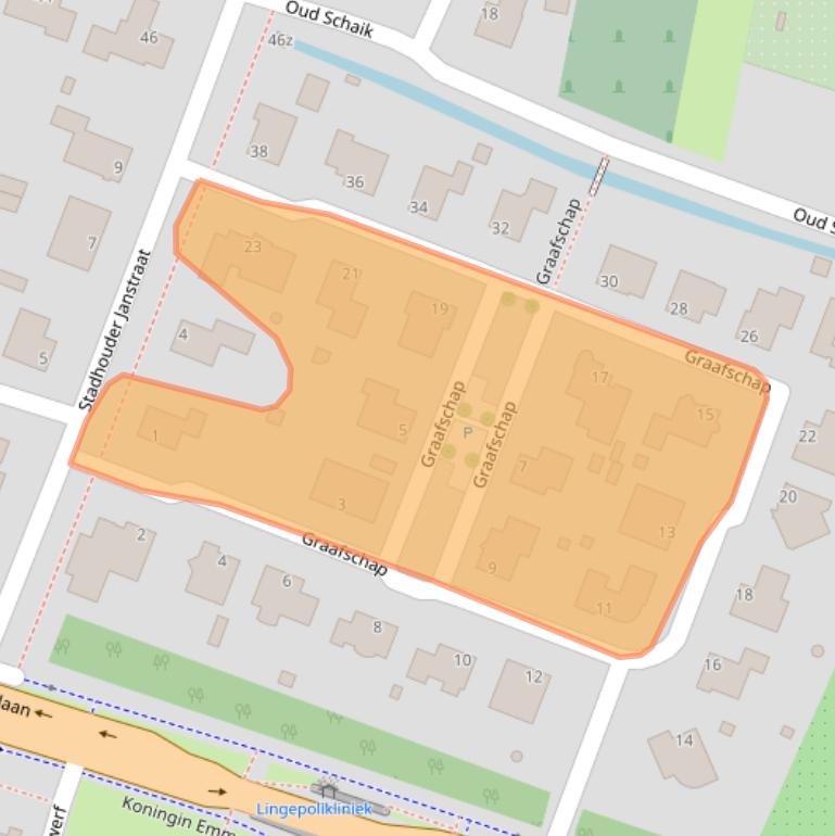 Kaart van postcodegebied 4141JS.