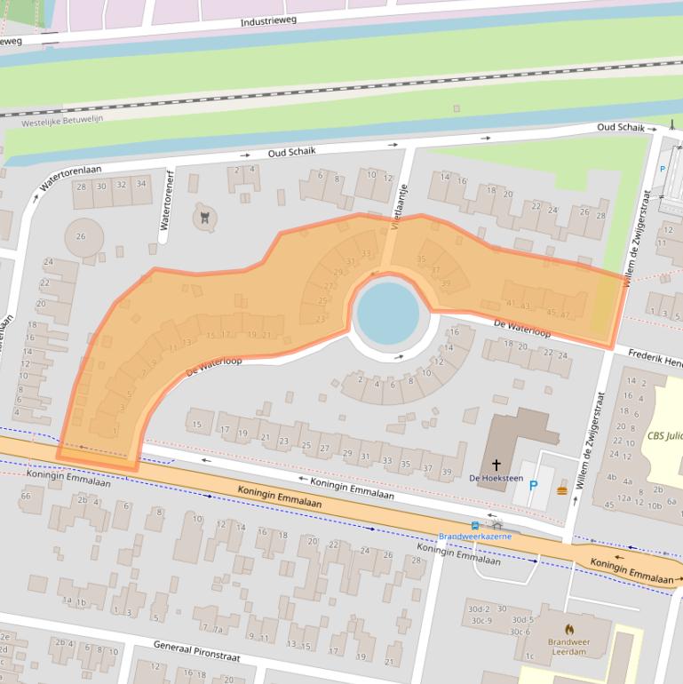 Kaart van postcodegebied 4141JV.