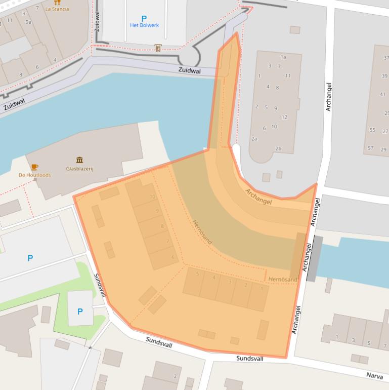 Kaart van postcodegebied 4141ME.