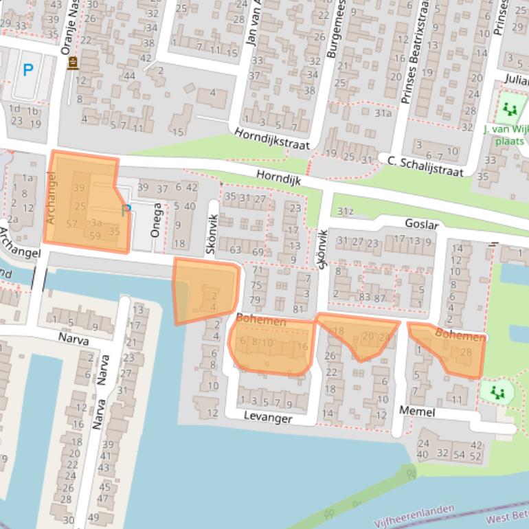 Kaart van postcodegebied 4141MN.