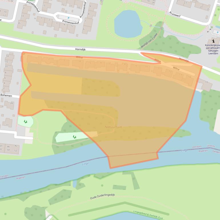 Kaart van postcodegebied 4141MX.