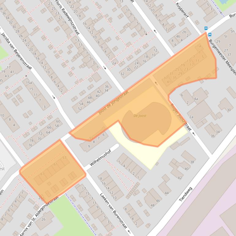 Kaart van postcodegebied 4142AV.