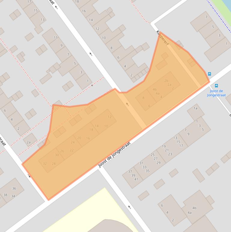 Kaart van postcodegebied 4142AW.