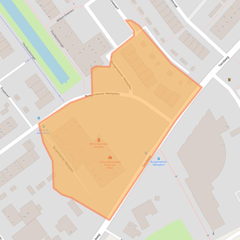 Kaart van postcodegebied 4142AZ.