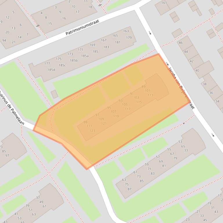 Kaart van postcodegebied 4142BH.