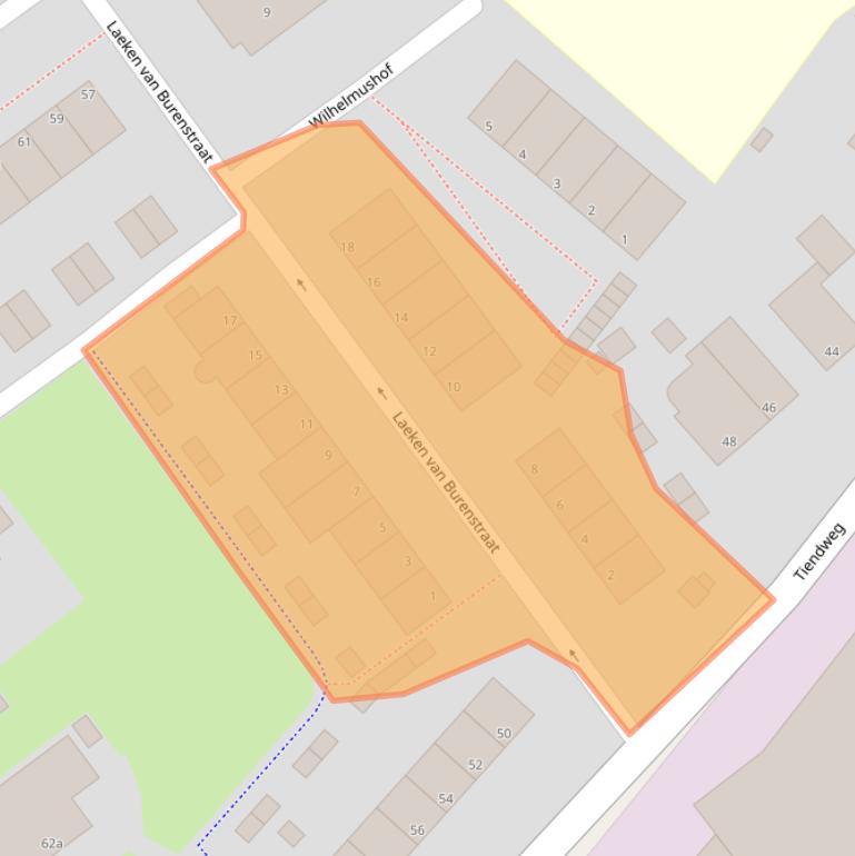 Kaart van postcodegebied 4142BS.