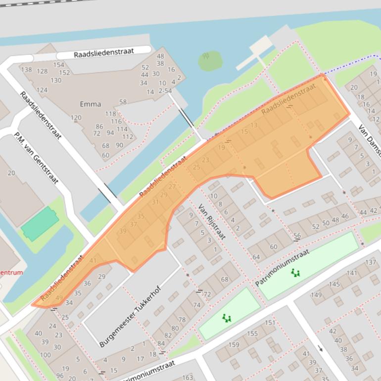 Kaart van postcodegebied 4142BW.