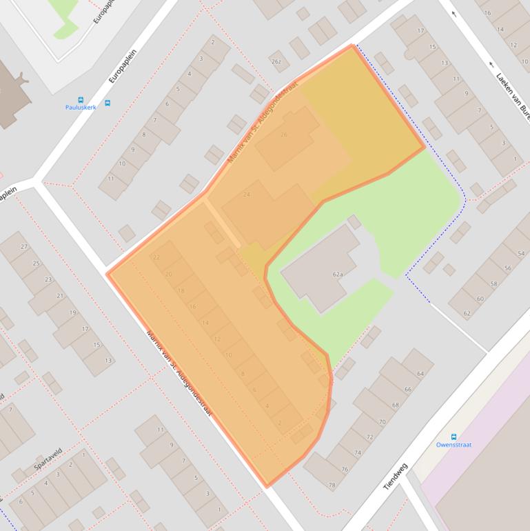 Kaart van postcodegebied 4142CB.