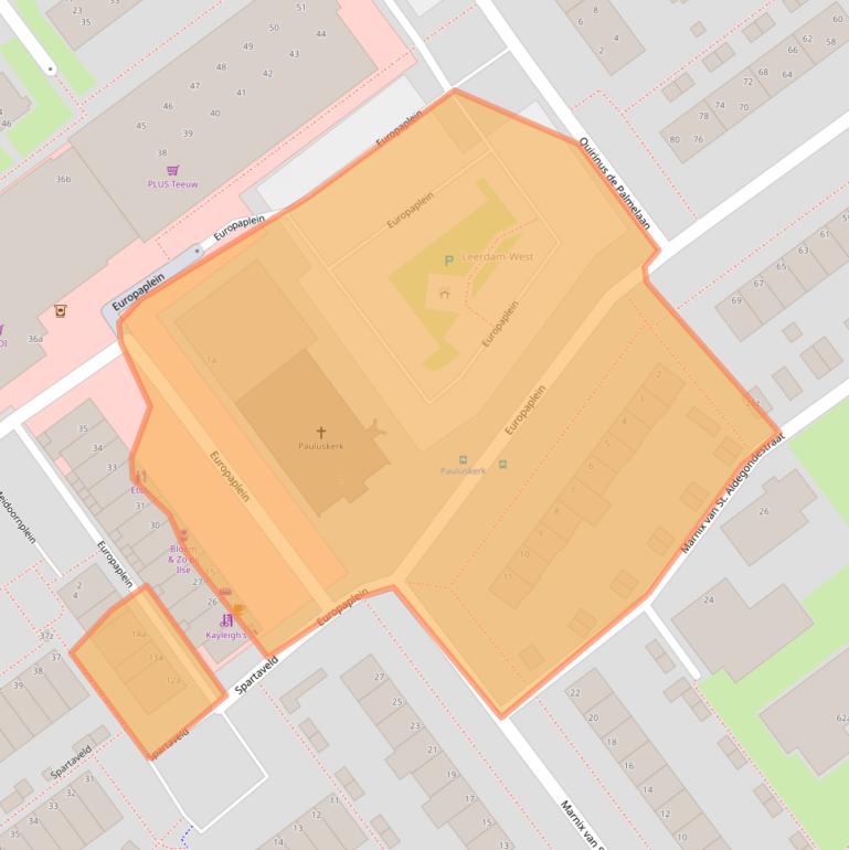 Kaart van postcodegebied 4142CC.