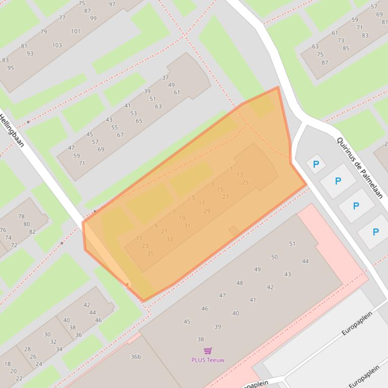 Kaart van postcodegebied 4142CE.