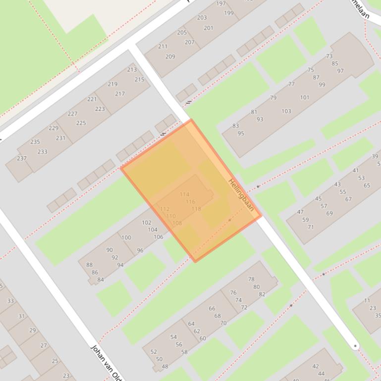 Kaart van postcodegebied 4142CN.