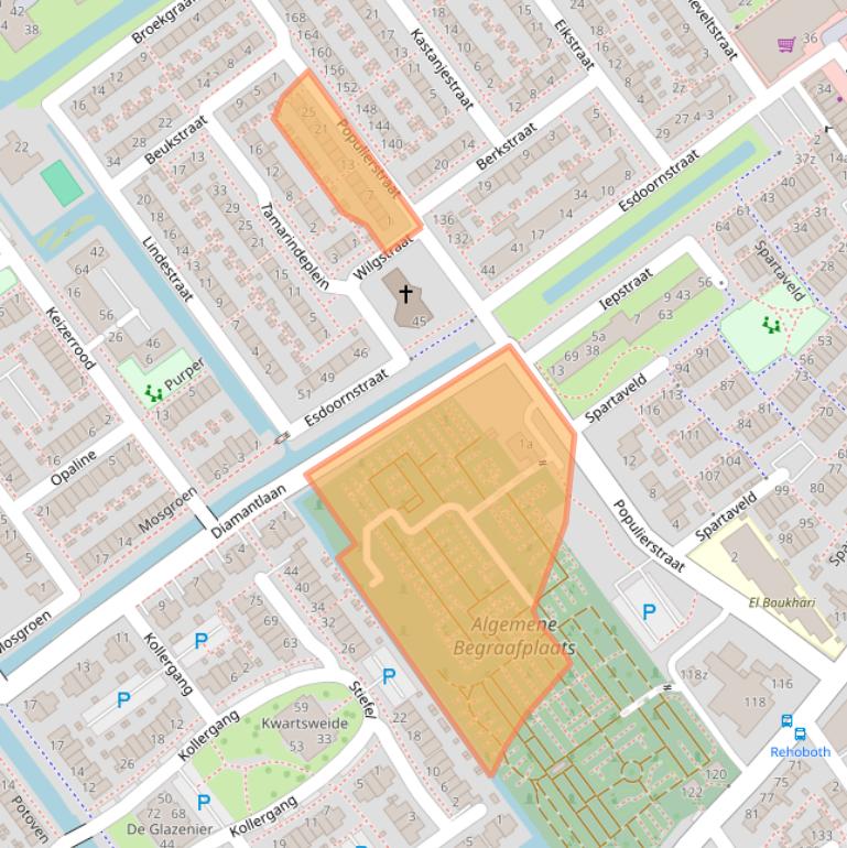 Kaart van postcodegebied 4142EA.