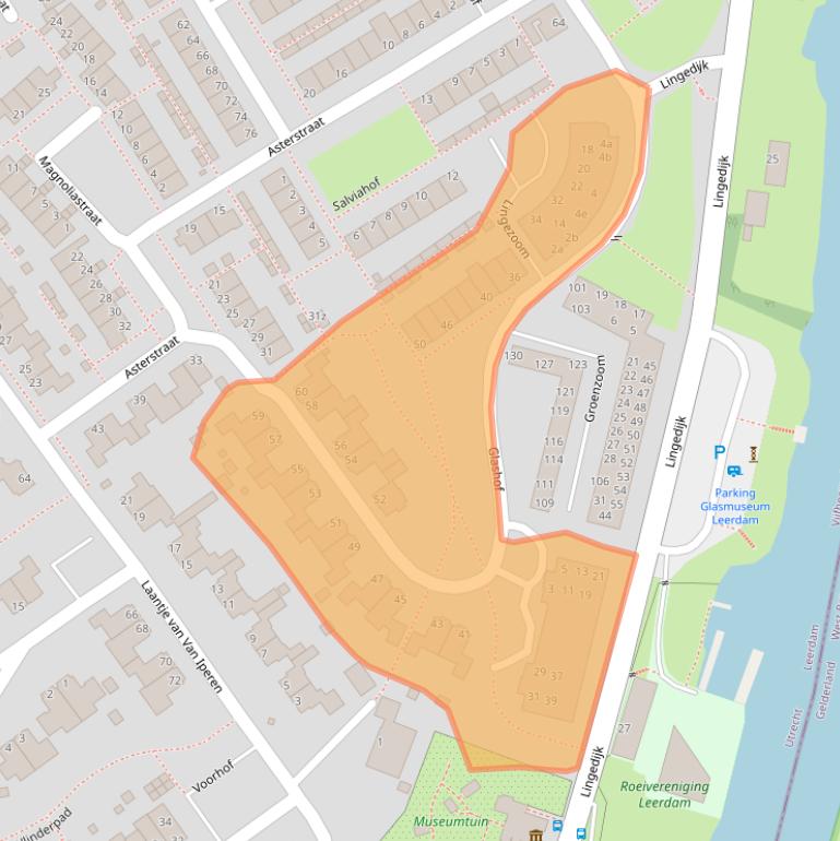 Kaart van postcodegebied 4142ED.