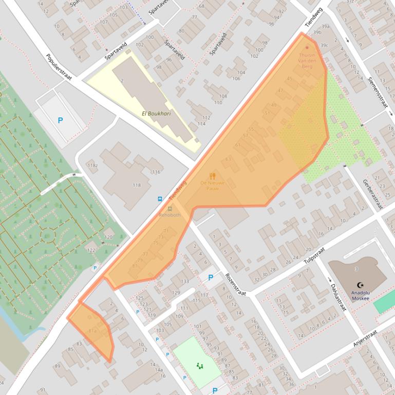 Kaart van postcodegebied 4142EH.