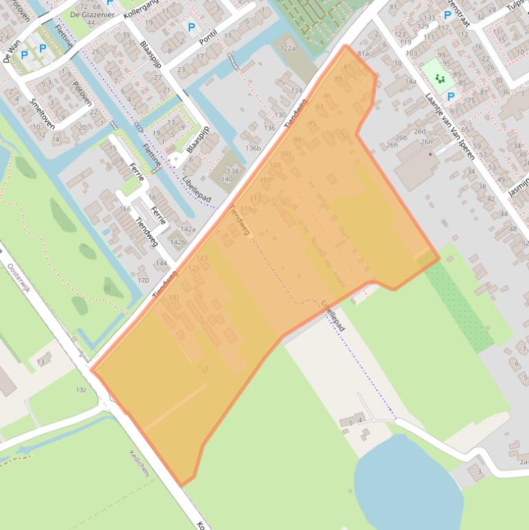 Kaart van postcodegebied 4142EJ.