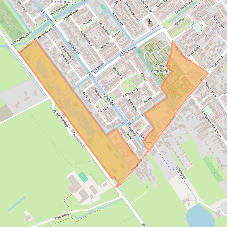 Kaart van postcodegebied 4142EN.