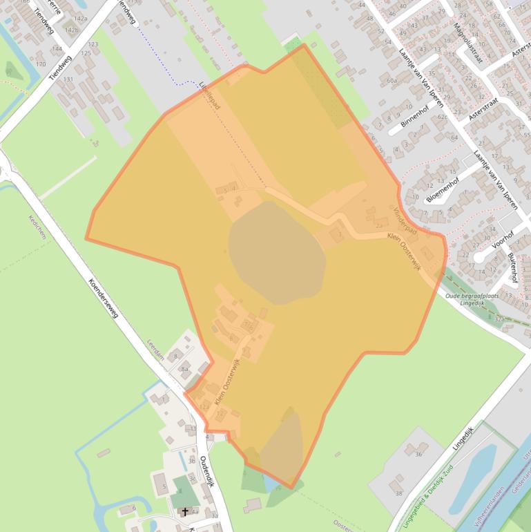 Kaart van postcodegebied 4142LE.