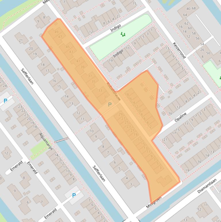 Kaart van postcodegebied 4142RE.