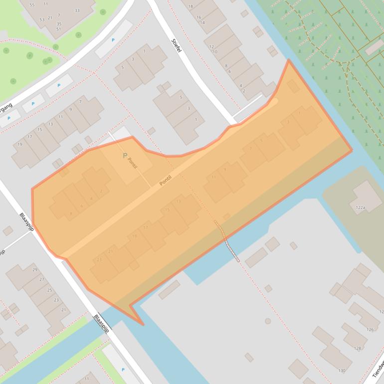 Kaart van postcodegebied 4142RR.
