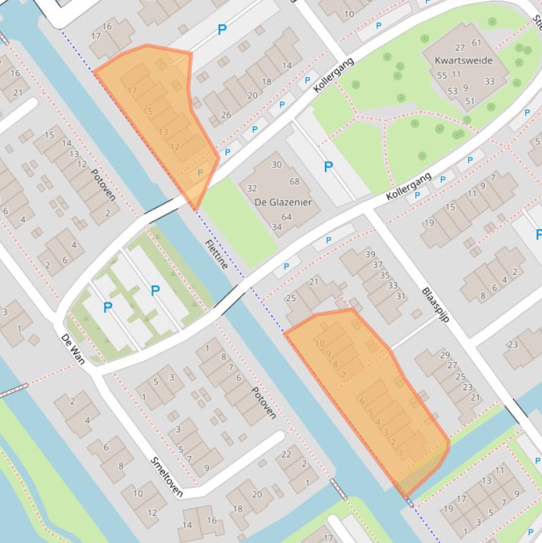 Kaart van postcodegebied 4142RT.