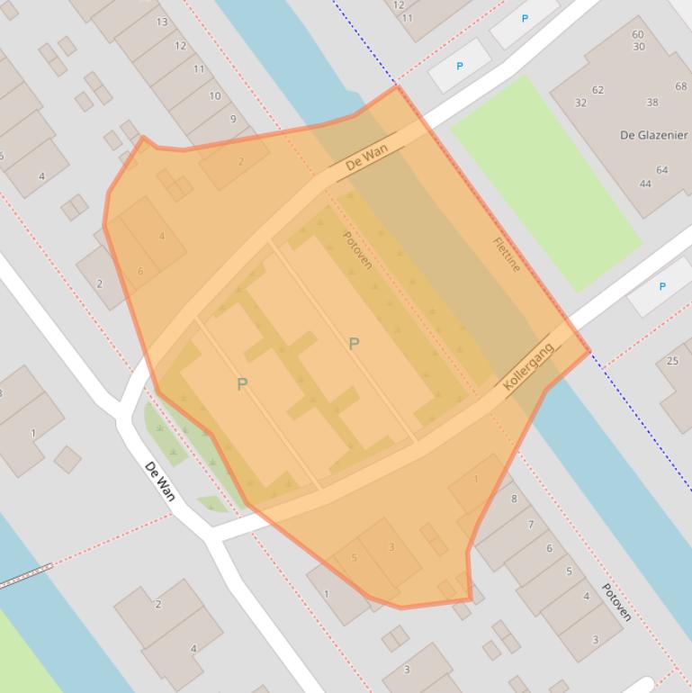 Kaart van postcodegebied 4142RW.
