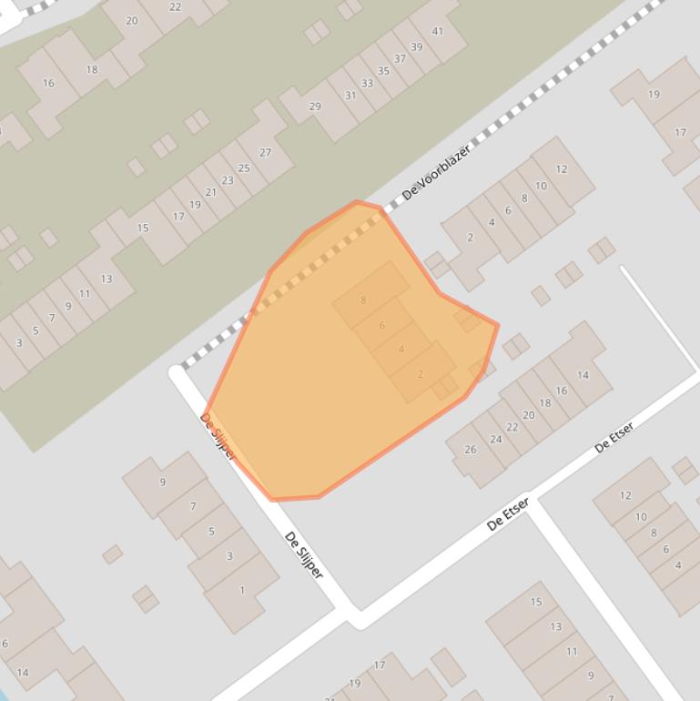 Kaart van postcodegebied 4142SH.