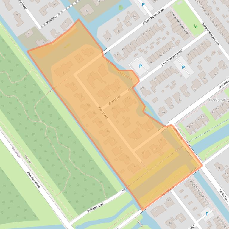 Kaart van postcodegebied 4142SJ.