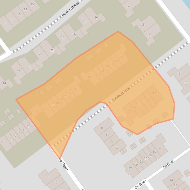 Kaart van postcodegebied 4142SM.