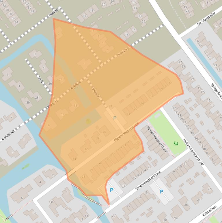 Kaart van postcodegebied 4142SN.