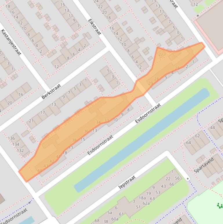 Kaart van postcodegebied 4142WL.