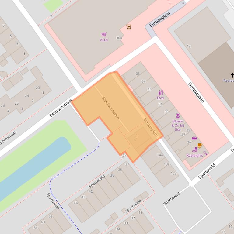 Kaart van postcodegebied 4142WM.