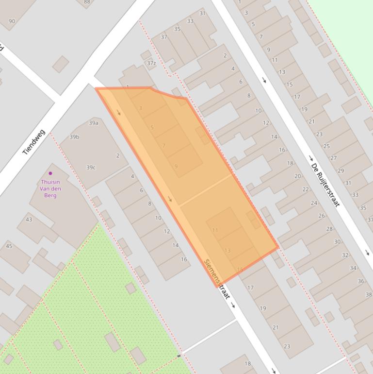 Kaart van postcodegebied 4142XN.