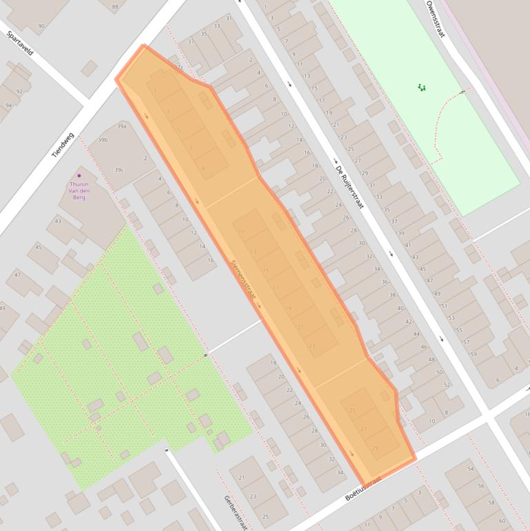 Kaart van postcodegebied 4142XP.