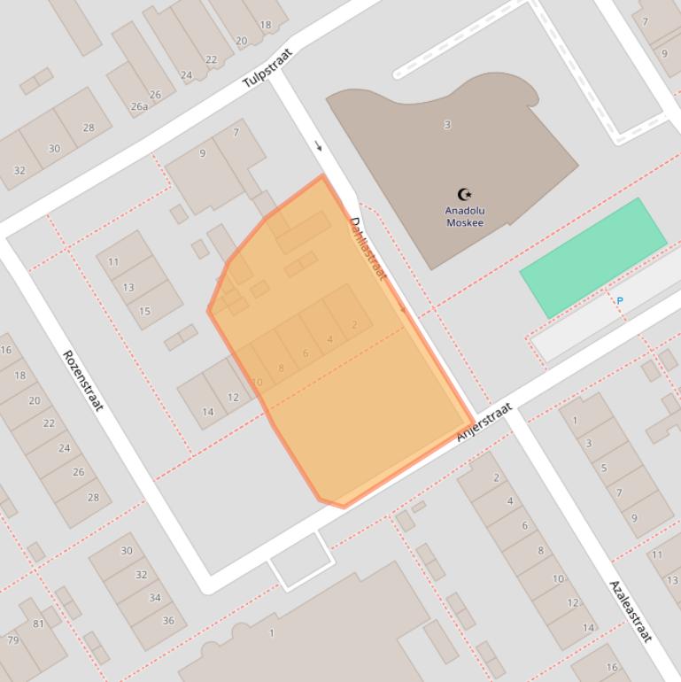 Kaart van postcodegebied 4142XV.