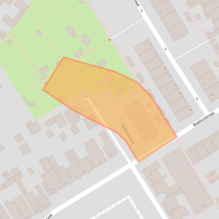 Kaart van postcodegebied 4142XW.