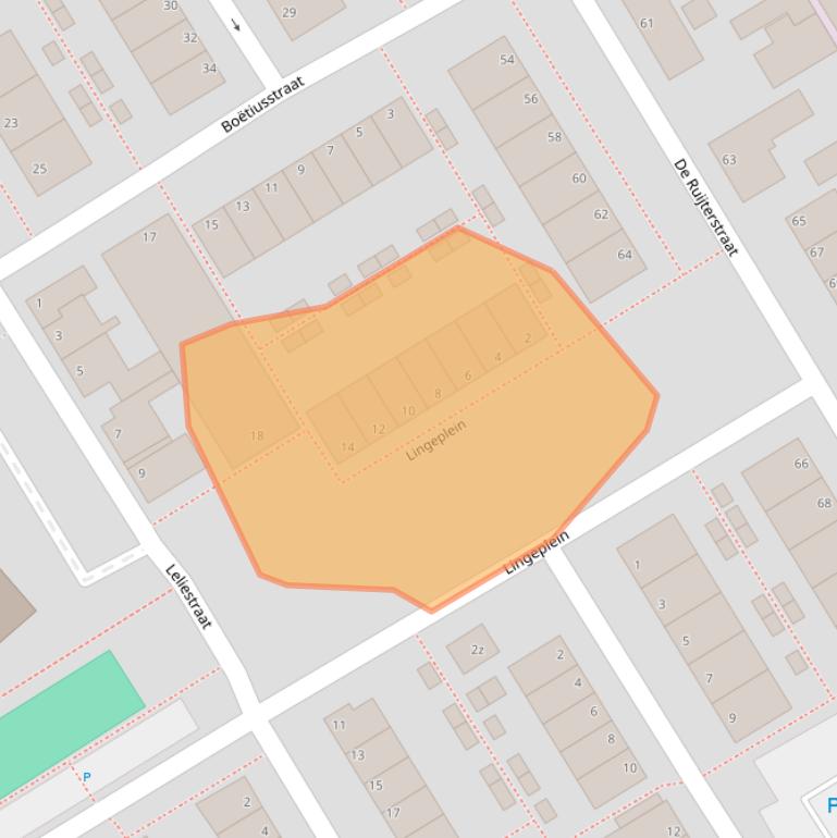 Kaart van postcodegebied 4142ZE.