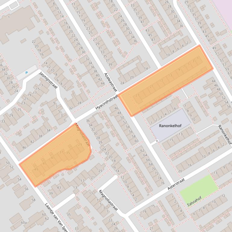 Kaart van postcodegebied 4142ZJ.