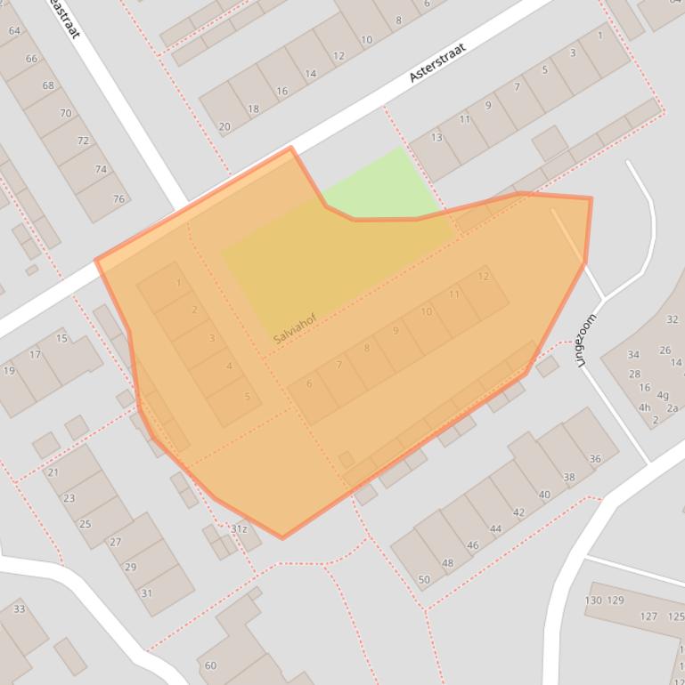 Kaart van postcodegebied 4142ZN.