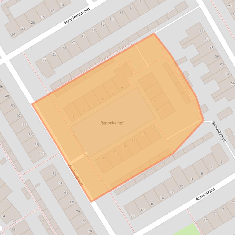 Kaart van postcodegebied 4142ZP.