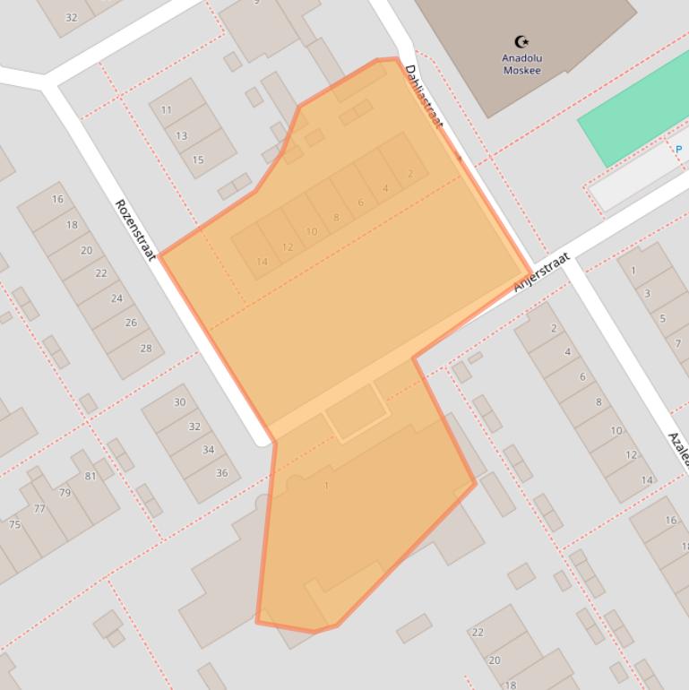 Kaart van postcodegebied 4142ZV.