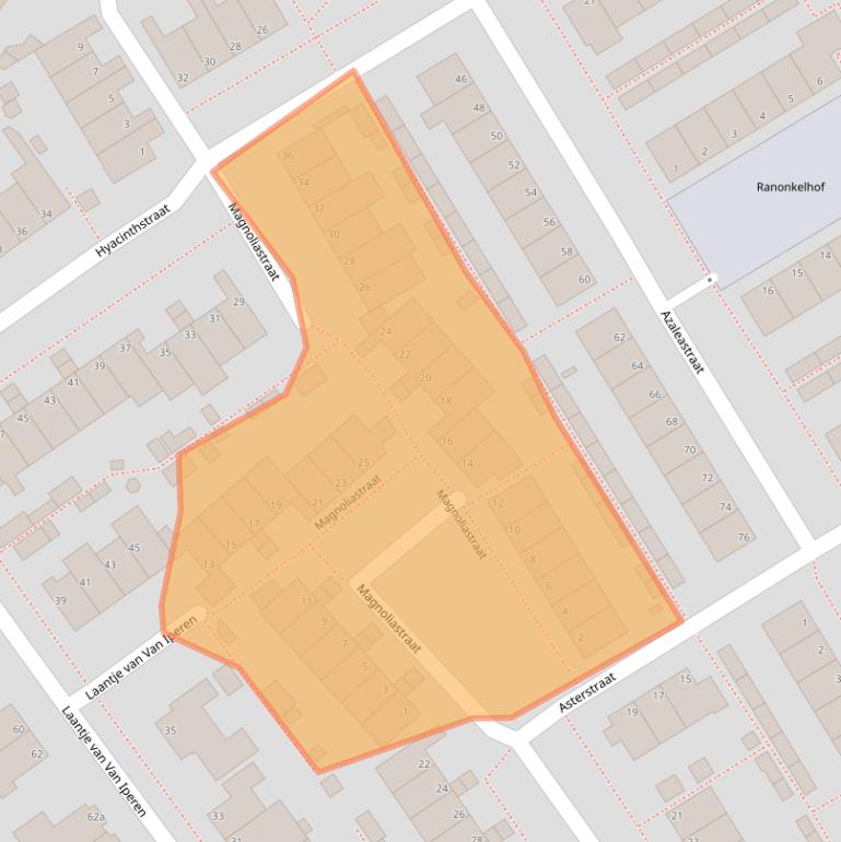 Kaart van postcodegebied 4142ZZ.