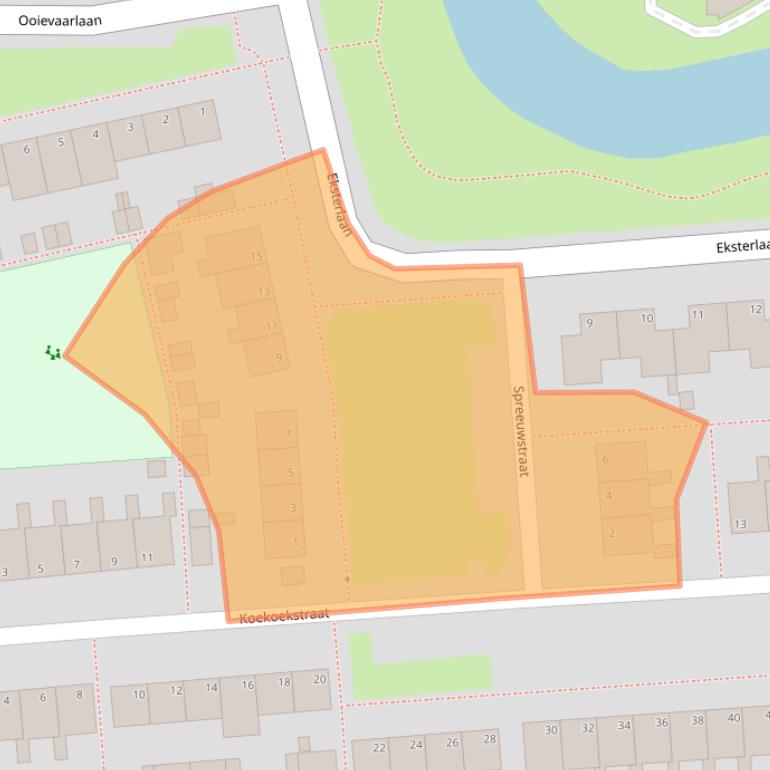 Kaart van postcodegebied 4143AH.