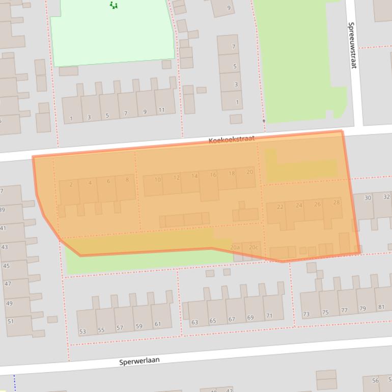 Kaart van postcodegebied 4143AK.