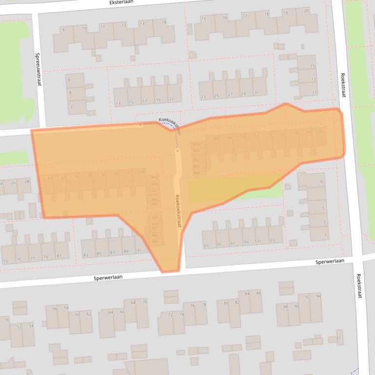 Kaart van postcodegebied 4143AL.
