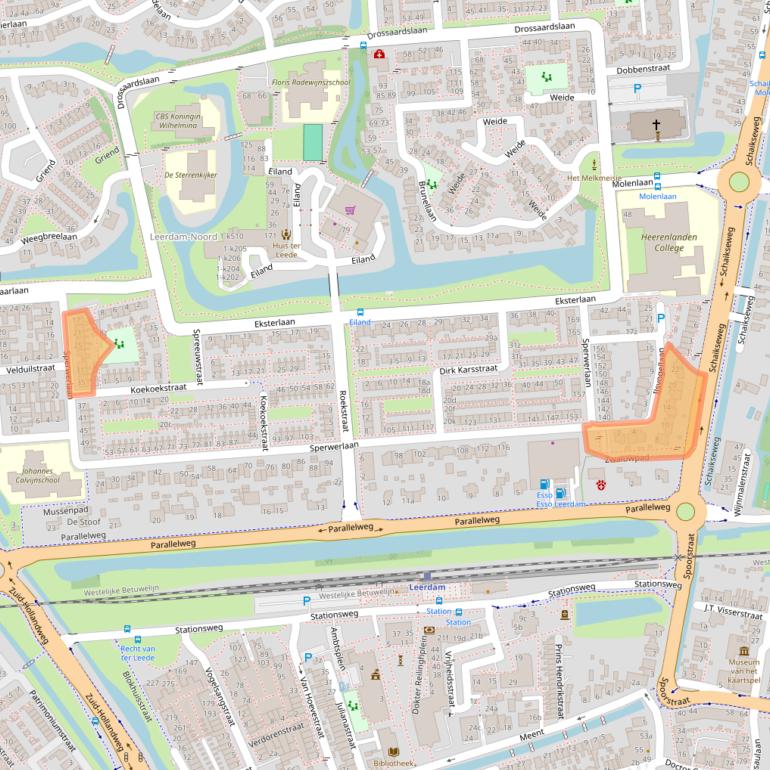 Kaart van postcodegebied 4143AM.
